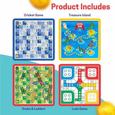 Business Game Board 5 In 1 Both Kids And Family - EKT3891